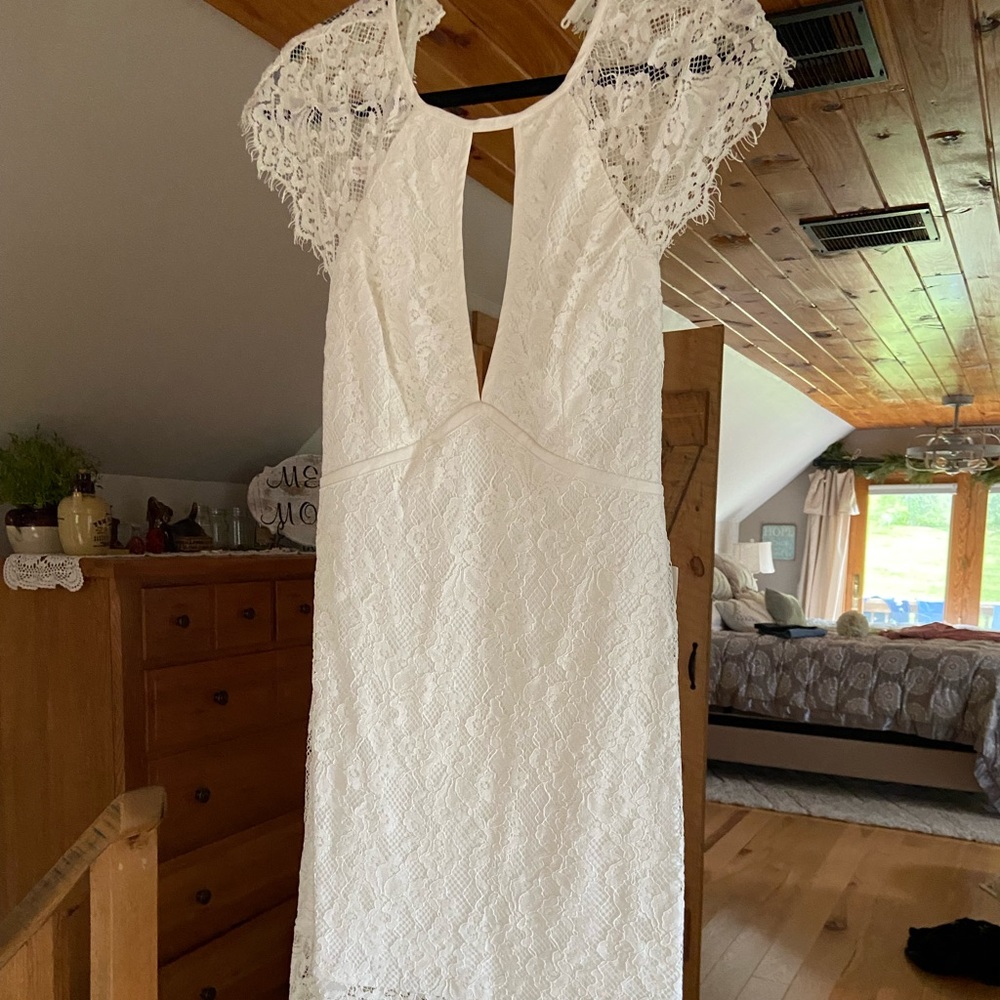 Off white lace dress